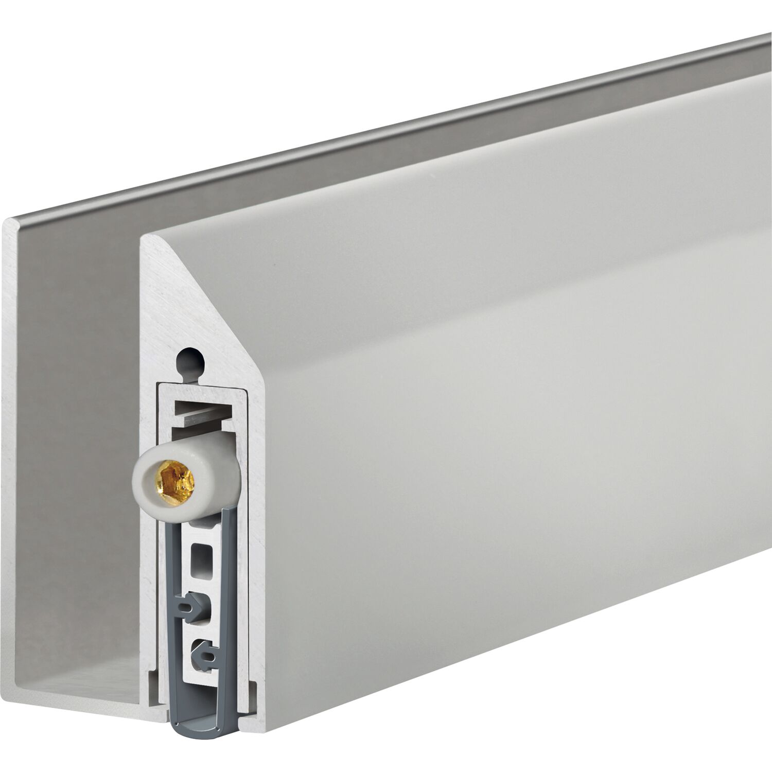 Planet Türdichter Kg-a10 Schmal Rd,959mm,einseitig,alu Edelstahl Eloxiert(inox)