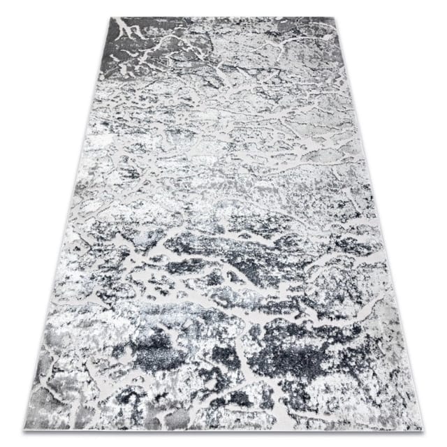Modern Mefe Teppich 6182 Beton - Strukturell Zwei Ebenen Aus Vlies Grau Grey 280x370 Cm
