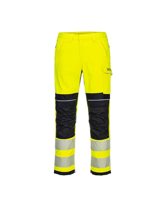 Arbeitshose Pw3 Hi-vis Gelb/schwarz 2xl - Fr(54) - Uk(42)