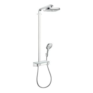 Raindance Select E Showerpipe 300mm 2jet 16l/min Chrom Mit Showertablet Select 300 - Hansgrohe