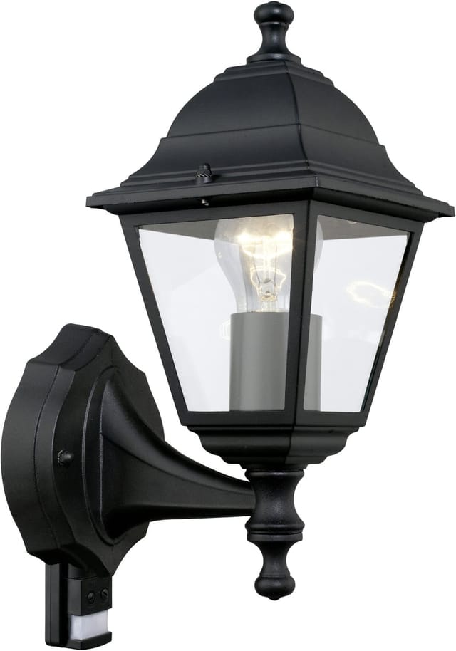 Eglo - Leuchten Außenwandleuchte Außenlampe Wandleuchte Belfort 1 Schwarz