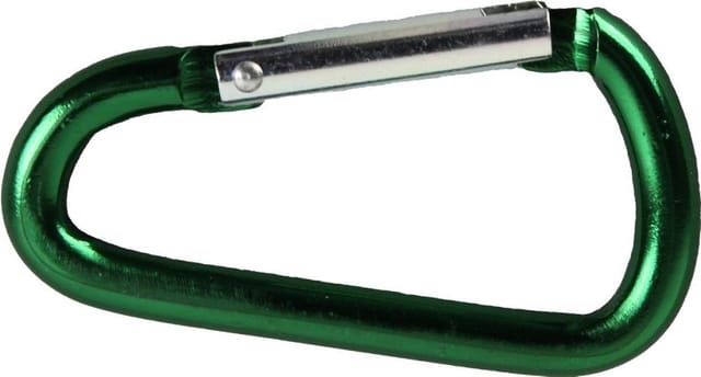 Karabinerhaken 60x32 Mm Alu Grün Karabiner Haken Schnapphaken Schlüssel - Conacord