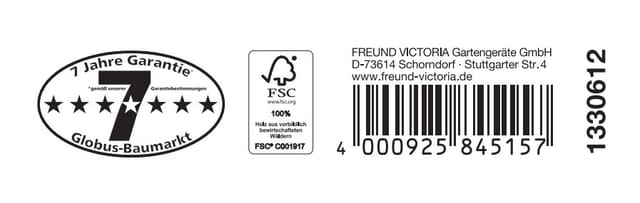Frankfurter Schaufel Rot Größe 5 - Primaster