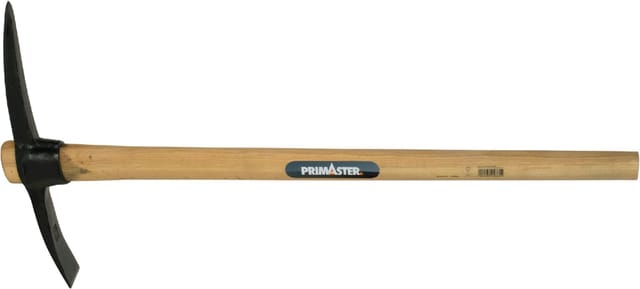 Primaster - Kreuzhacke Gartenpickel Hacke Gartenhacke 1,5kg Spitzhacke Breithacke