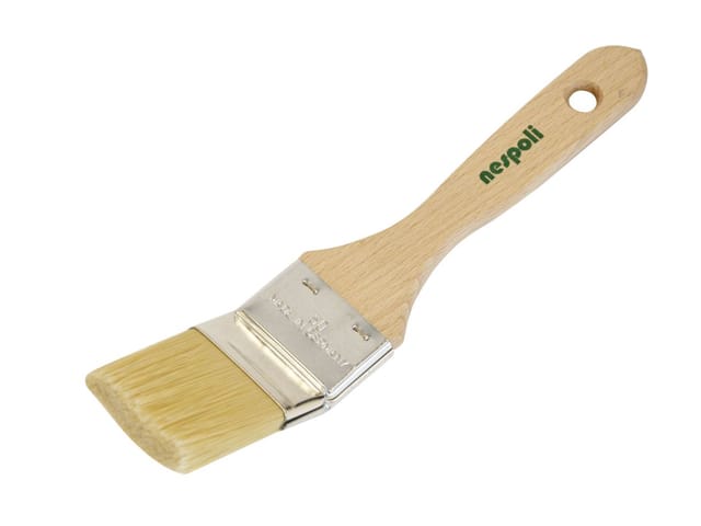 Nespoli - Fillpro Eckenpinsel Kurzer Holzstiel, 50 Mm Malerpinsel
