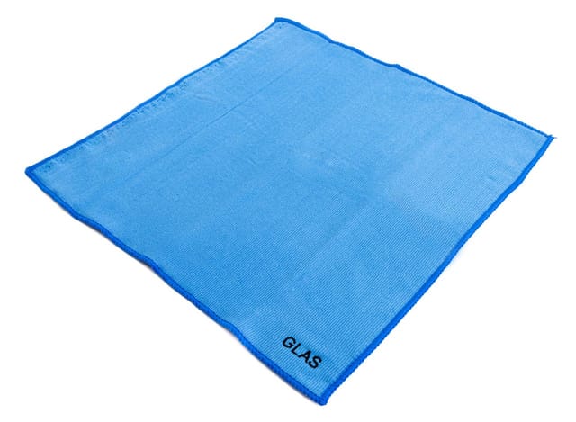 Glastuch Ca. 40 X 40 Cm Blau Putztuch Fenstertuch - Trendline