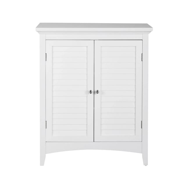 Badschrank Badmöbel Weiß Holzschrank Freistehende Badezimmer Teamson Elg-585
