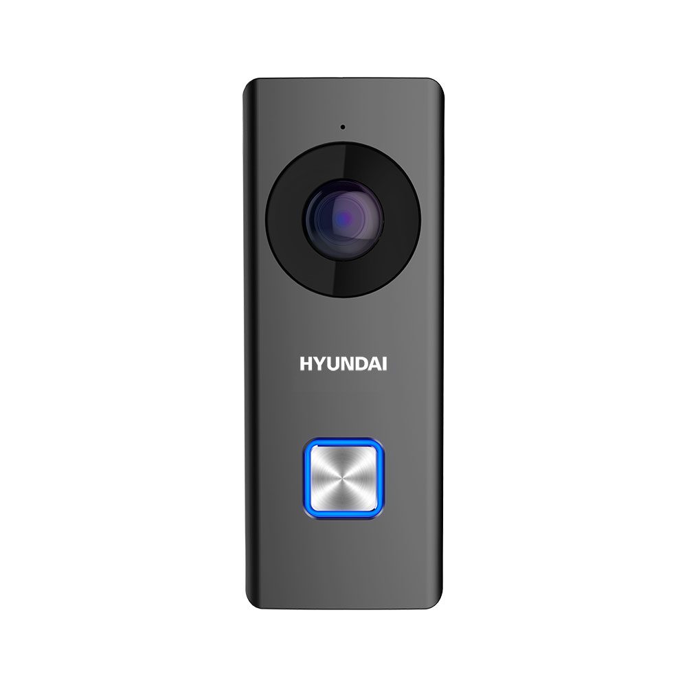 Hyundai Sprechanlage HYU-561 Videogegensprechanlage mit hoher Auflösung und Smartphoneanruf, App gesteuert, professionelle Türsprechanlage
