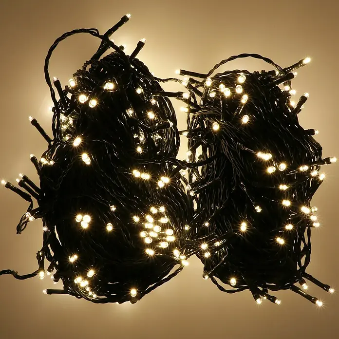 Tween Light LED-Lichterkette (Außen, Lichtfarbe: Warmweiß, Anzahl Leuchtmittel: 400 Stk., Netzbetrieben, 65 m)