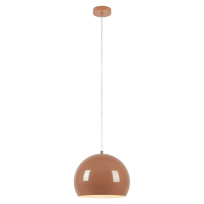 Markslöjd Pendelleuchte rund (Ø x H: 20 x 23 cm, Braun, GU10)