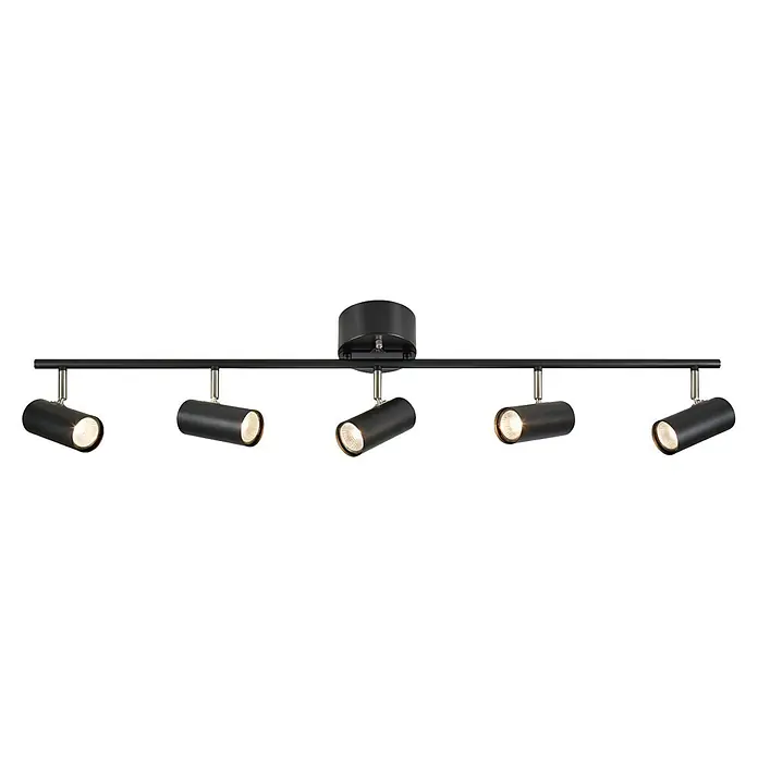 Markslöjd Deckenstrahler Barcelona (12 W, L x B x H: 20 x 109 x 23 cm, Schwarz, GU10)