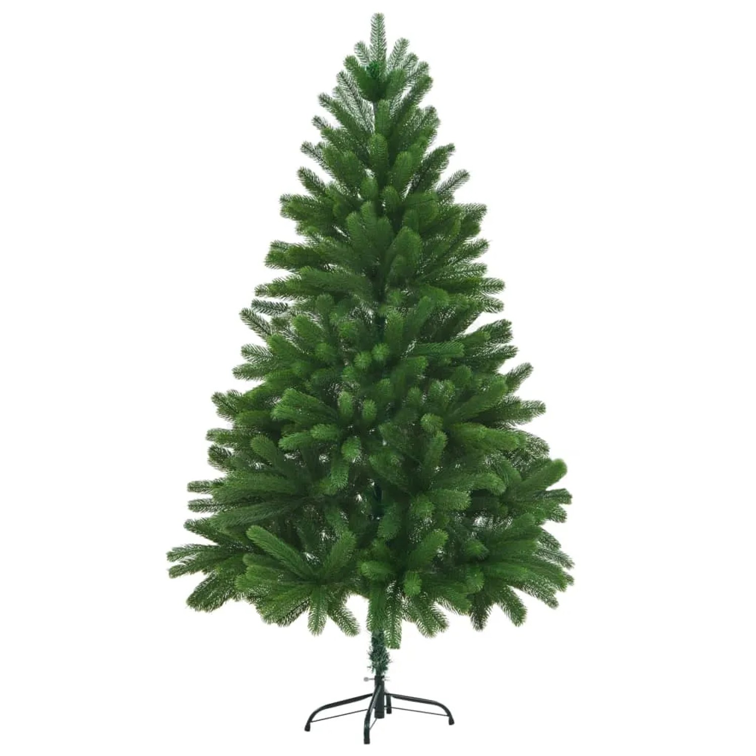 vidaXL Künstlicher Weihnachtsbaum Naturgetreue Nadeln 210 cm Grün