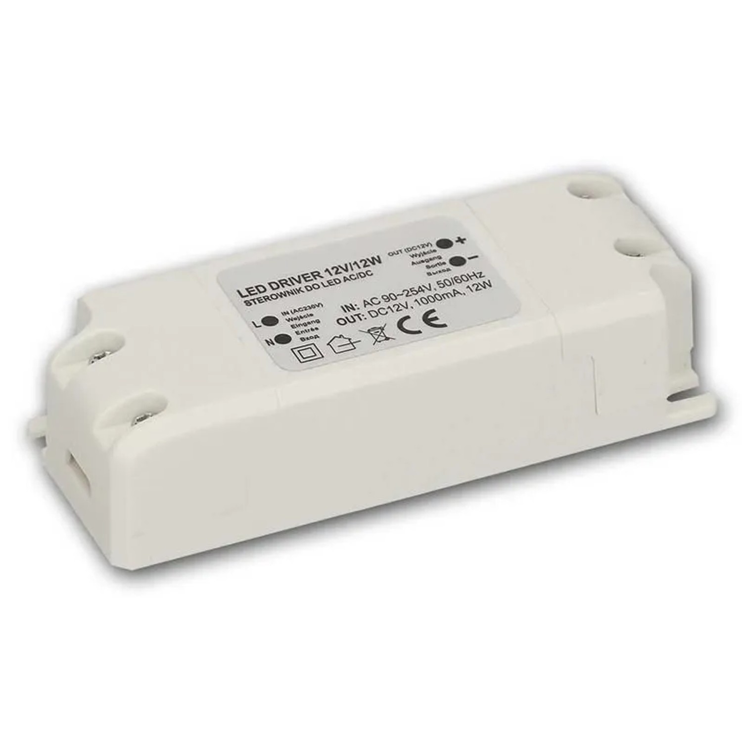world-trading-net LED Transformator WTN-D12 0-12W 12V 100x25x40mm