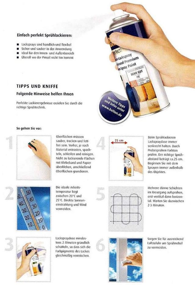 Aerosolfarbe Spectral Braun Sicherheit 8002 400 Ml - Belton