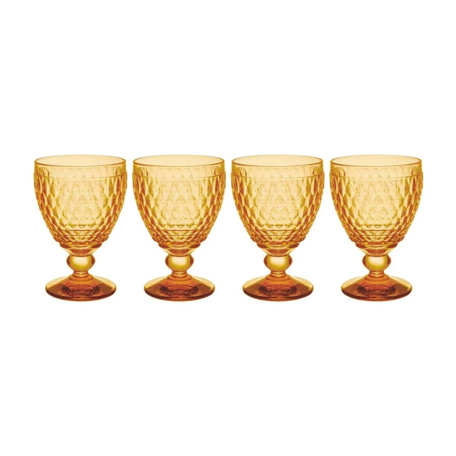 Villeroy & Boch Boston Coloured Rotweinglas 200 ml 4er Set Saffron