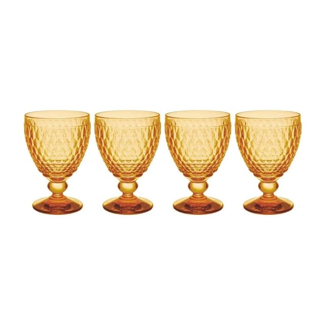 Villeroy & Boch Boston Coloured Rotweinglas 200 ml 4er Set Saffron