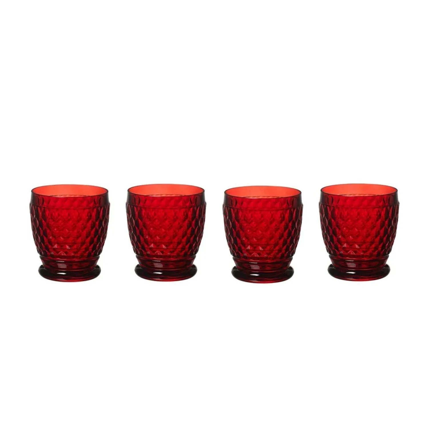 Villeroy & Boch Boston Coloured Becher 200 ml 4er Set Rot