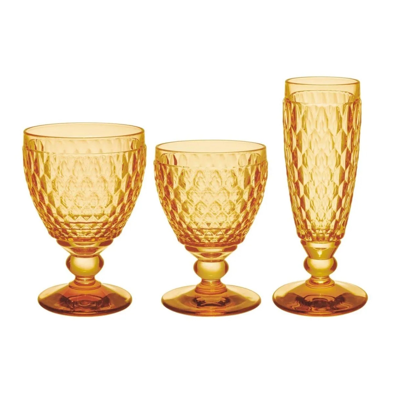 Villeroy & Boch Boston Coloured Wein- und Sektgläser Set 12-teilig Saffron