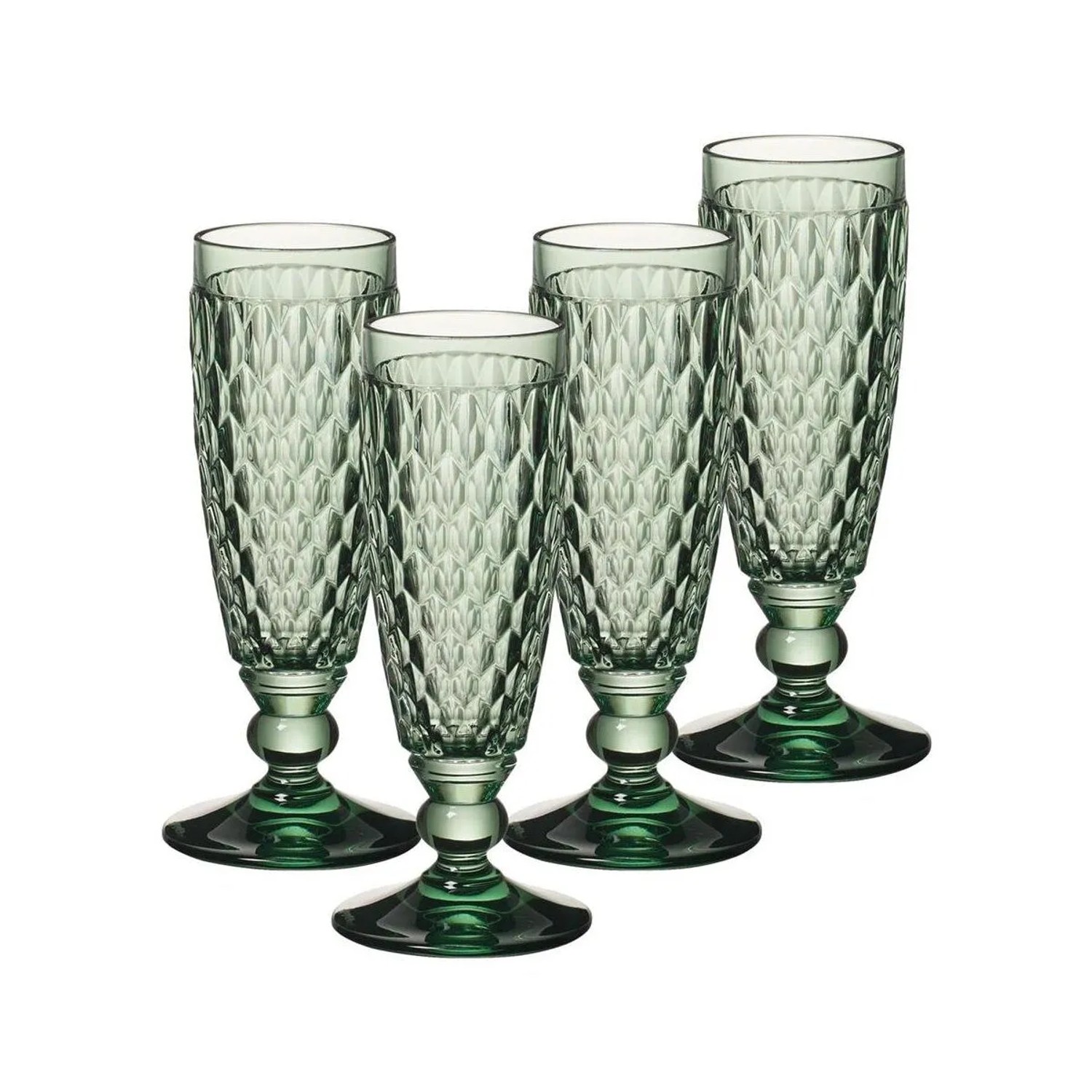 Villeroy & Boch Boston Coloured Sektglas 120 ml 4er Set Grün