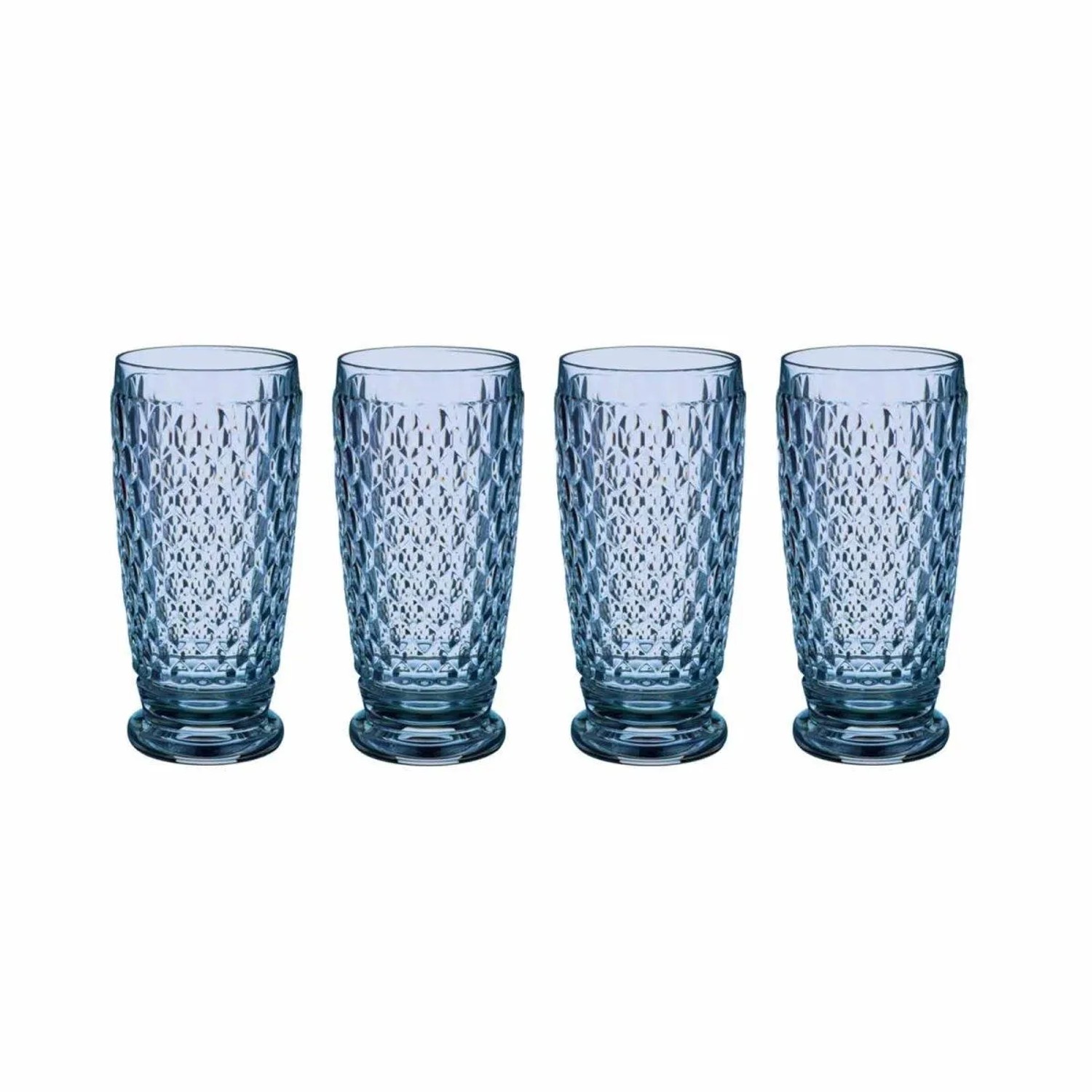 Villeroy & Boch Boston Coloured Longdrinkglas 300 ml 4er Set Blau