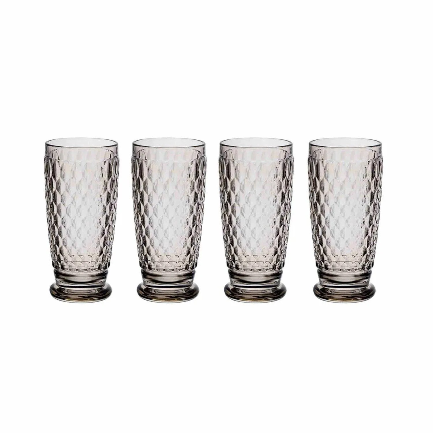 Villeroy & Boch Boston Coloured Longdrinkglas 300 ml 4er Set Smoke