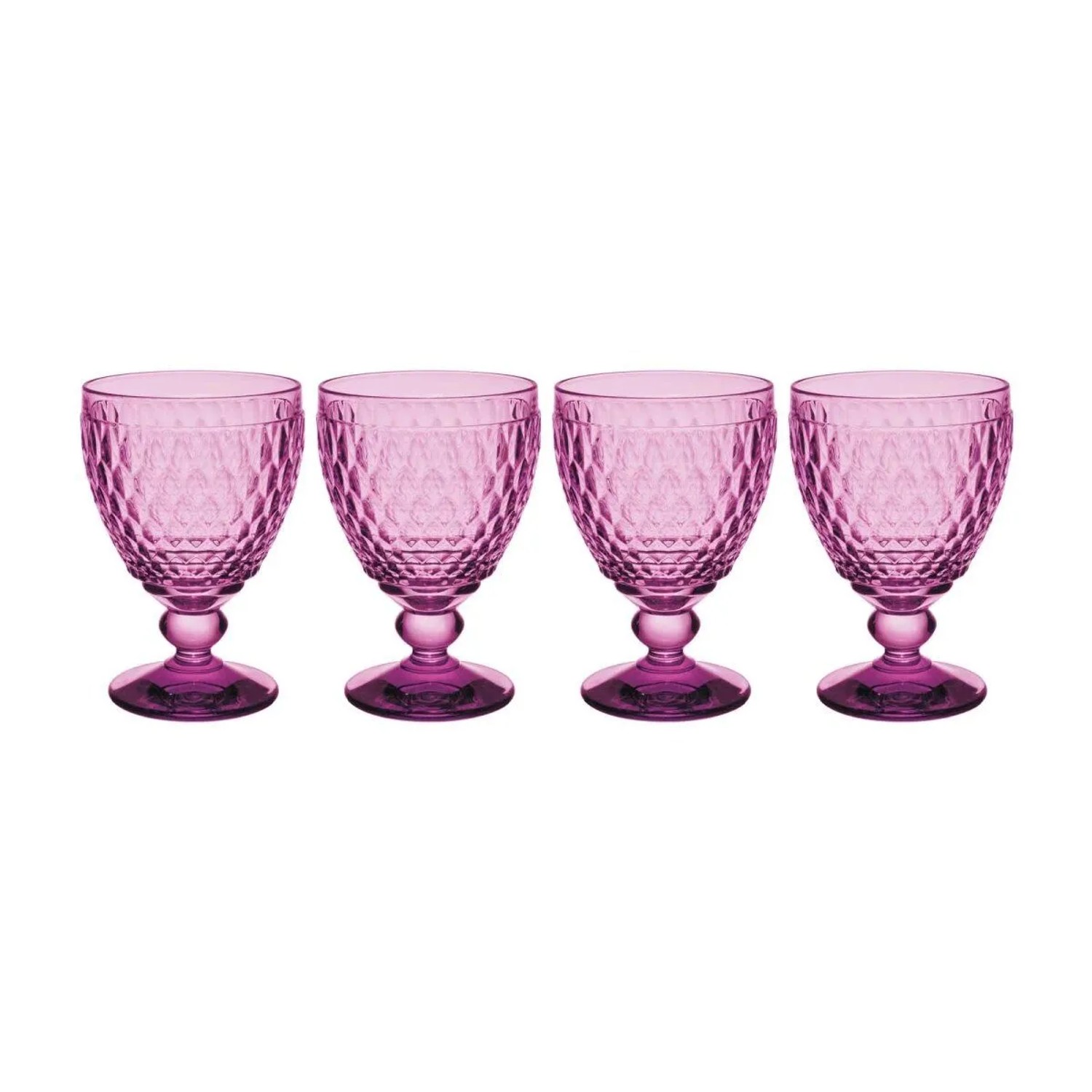 Villeroy & Boch Boston Coloured Rotweinglas 200 ml 4er Set Berry