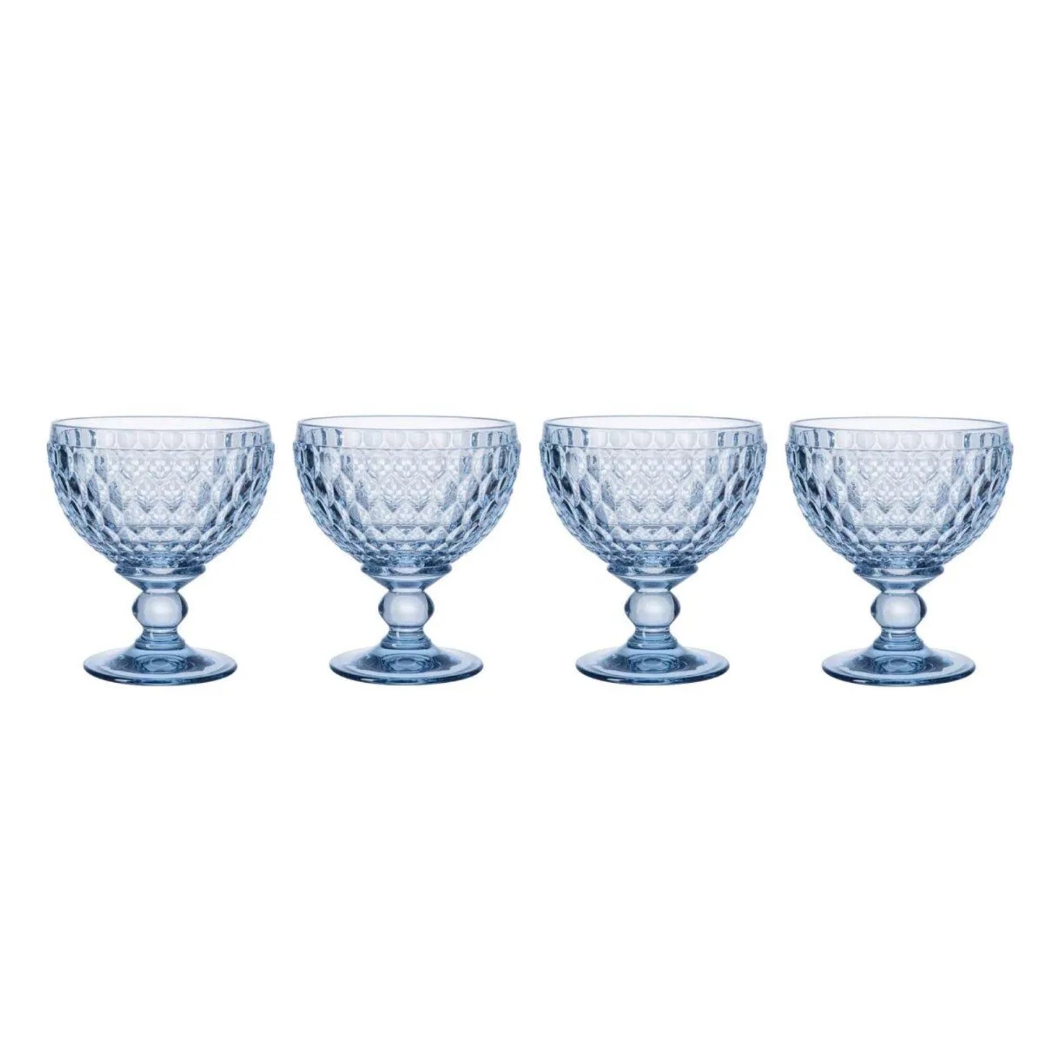 Villeroy & Boch Boston Coloured Sektschale 250 ml 4er Set Blau