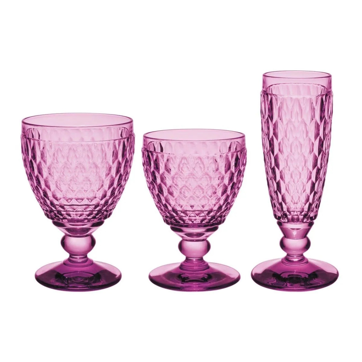 Villeroy & Boch Boston Coloured Wein- und Sektgläser Set 12-teilig Berry