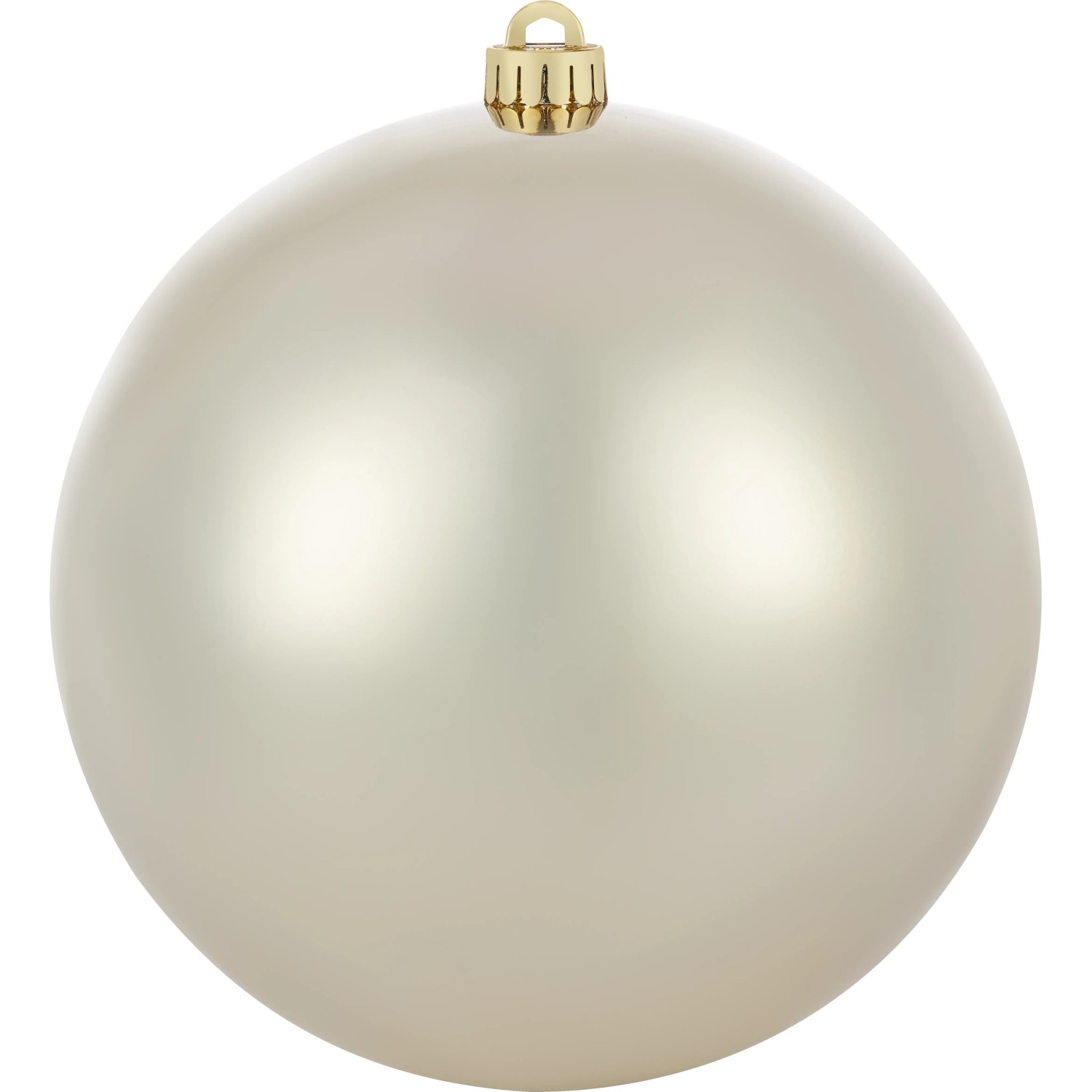 Weihnachtskugel Ø 20 cm Champagner 2 fach sortiert