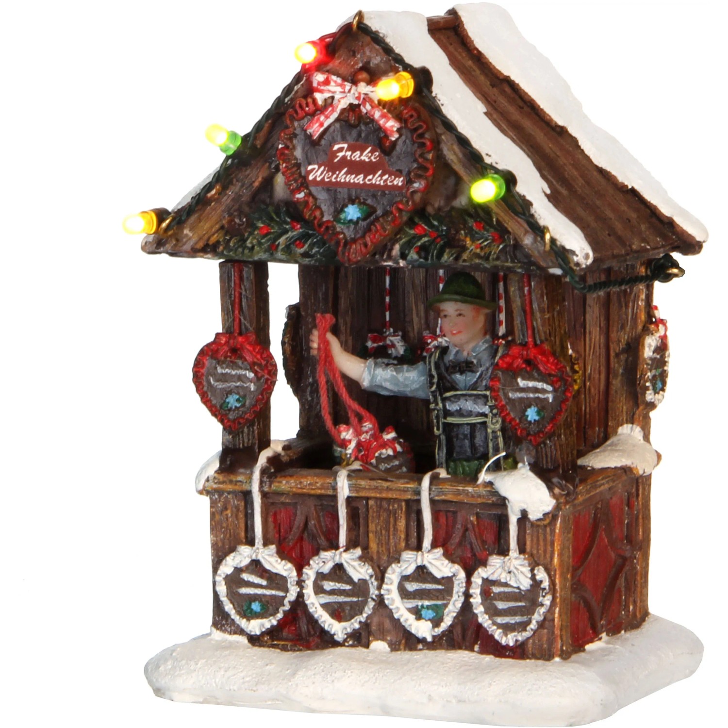 Weihnachtsmarkt Batteriebetrieb L8 x B7 x H11 cm