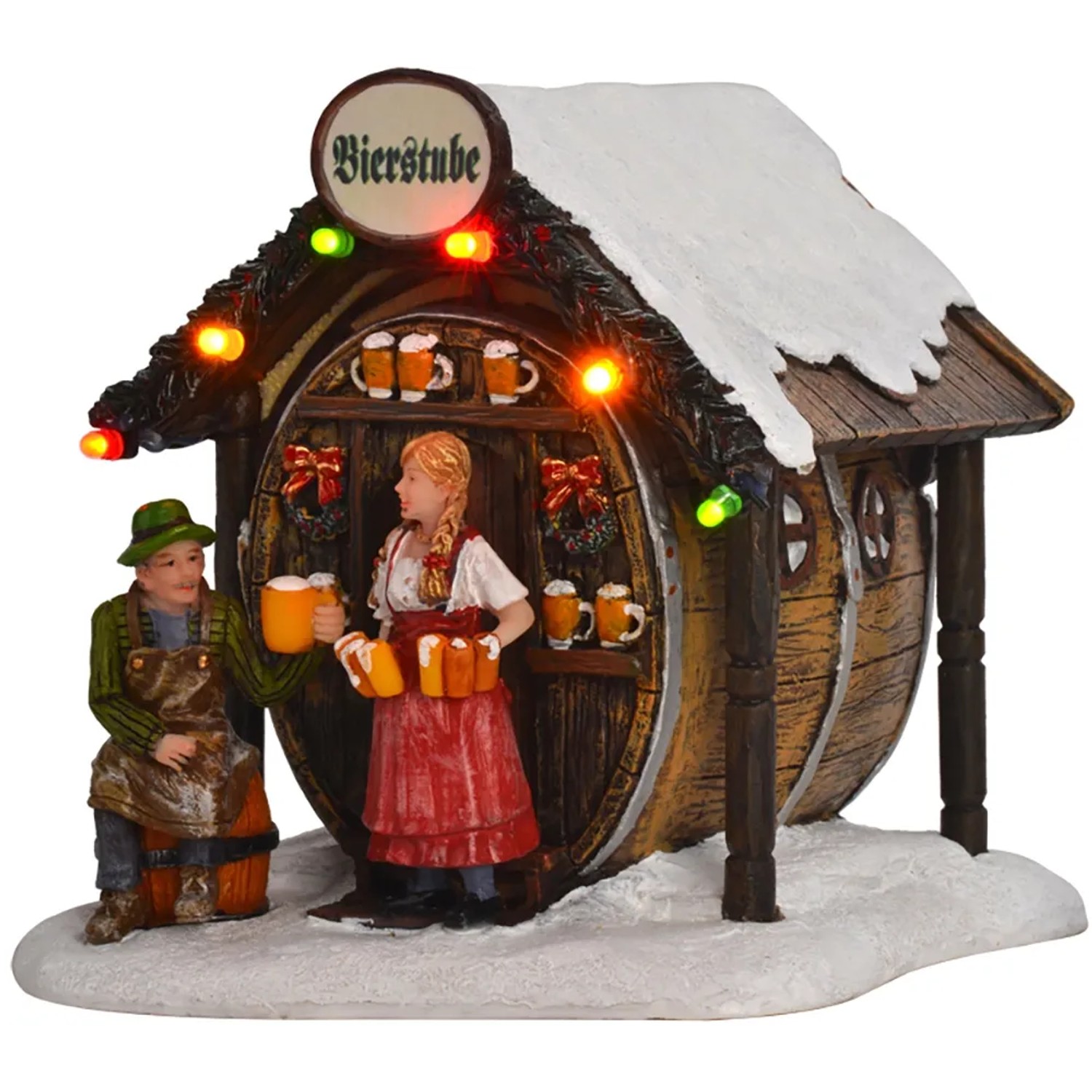 Weihnachtsmarkt Batteriebetrieb L11 x B11,5 x H11,5 cm