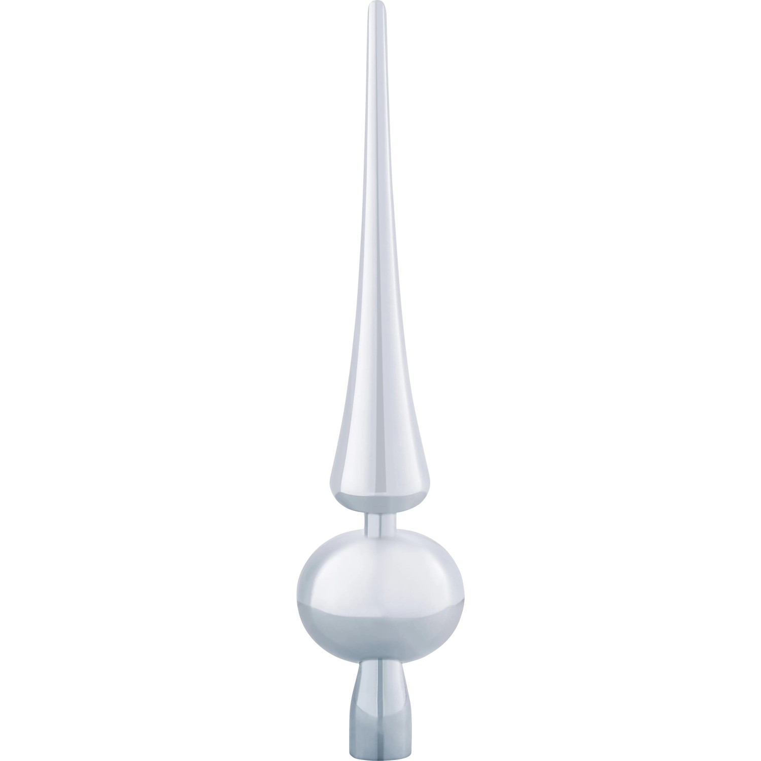 Baumspitze Silber 30 cm