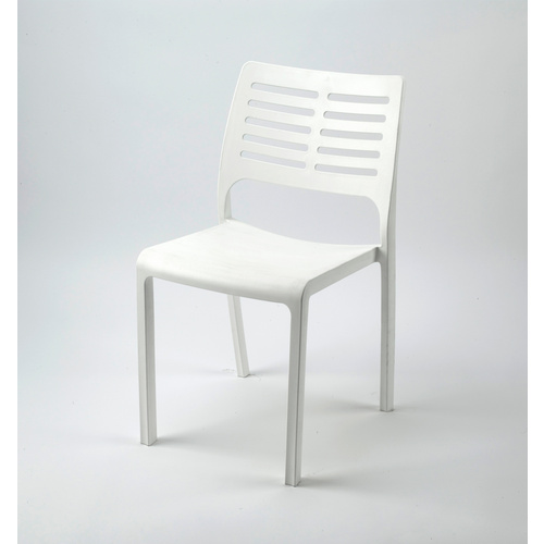 PROGARDEN Stapelstuhl »Mistral«, Vollkunststoff - grau