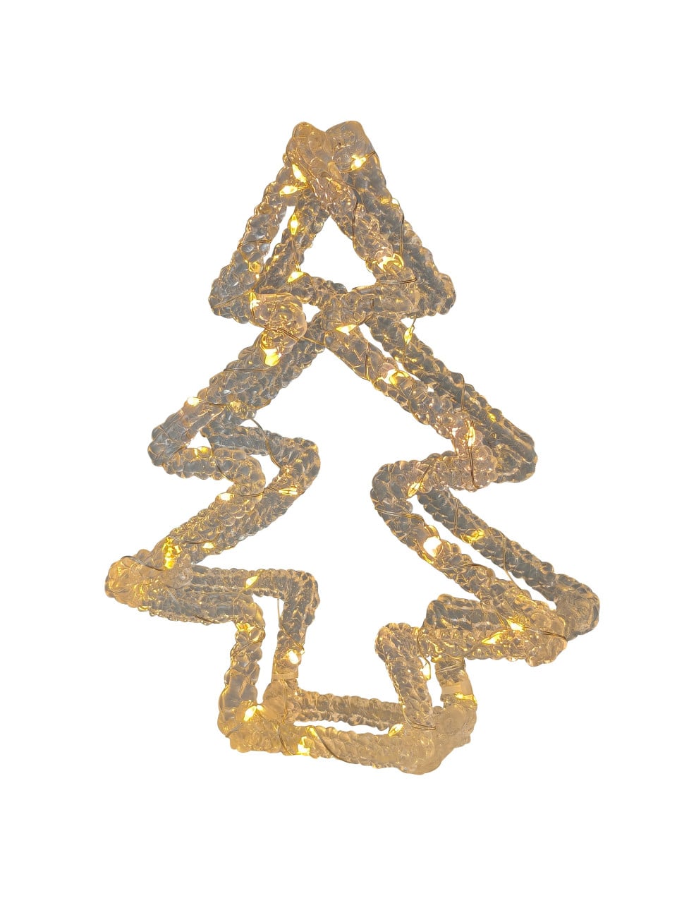 TrendLine LED Tannenbaum Acryl batteriebetrieben 16 x 20 cm 40 LED