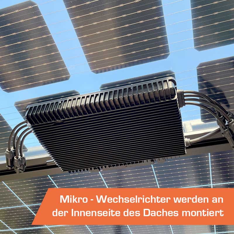 SunElements Wechselrichterset inkl. Verkabelung für PV-Zaun