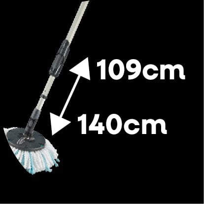 Leifheit Bodenwisch-Komplett-Set Clean Twist Disc Mop Ergo 31 cm black