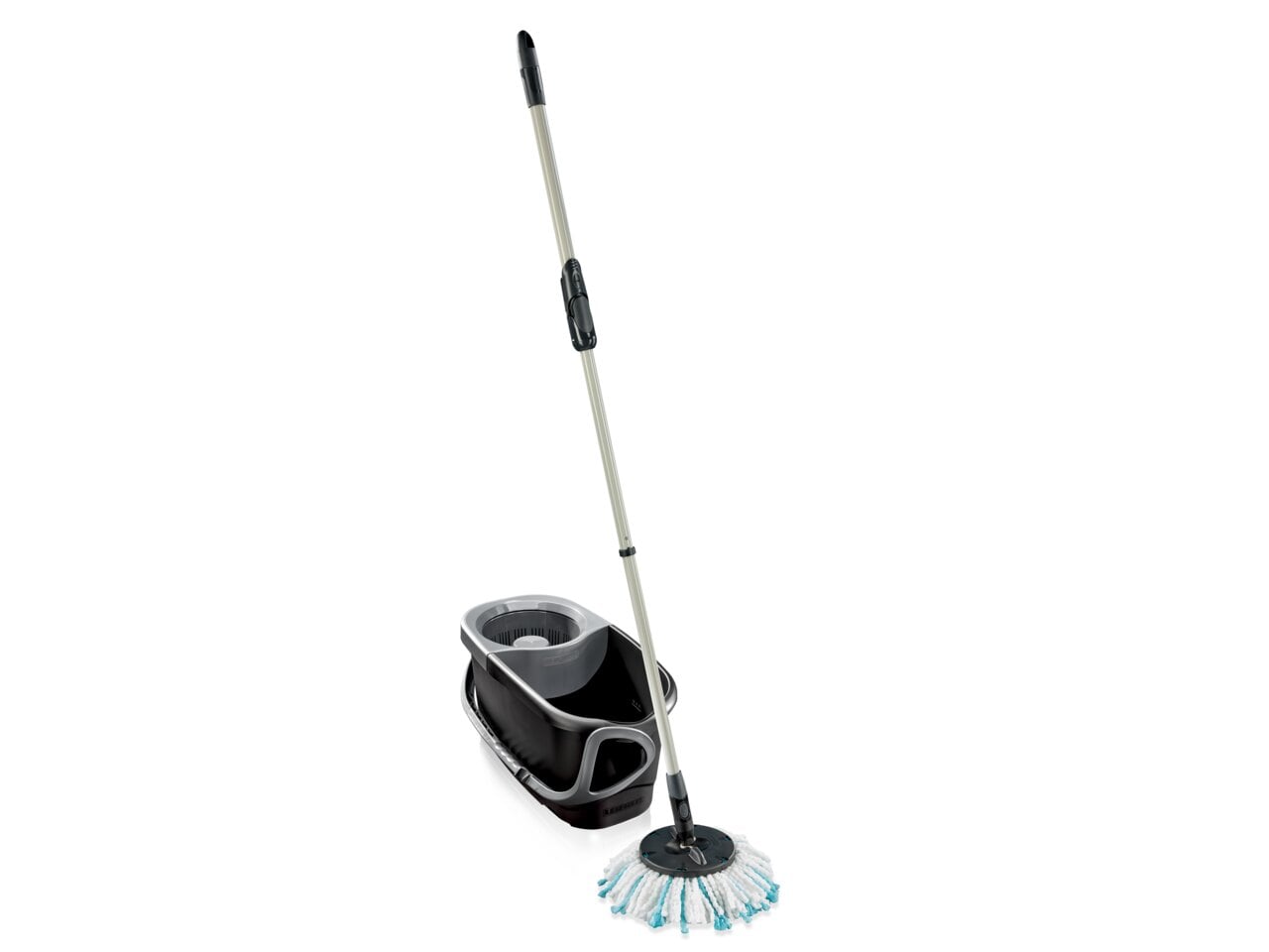 Leifheit Bodenwisch-Komplett-Set Clean Twist Disc Mop Ergo 31 cm black Bild 5