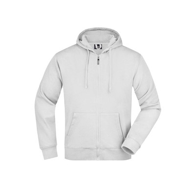 Herren Kapuzenjacke JN042, weiß, Größe XXL