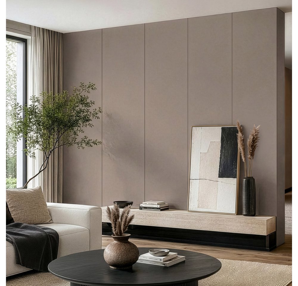 Home Deluxe Wandpaneel VENOM - 4er Set Taupe Softtouch Matt Bild 5