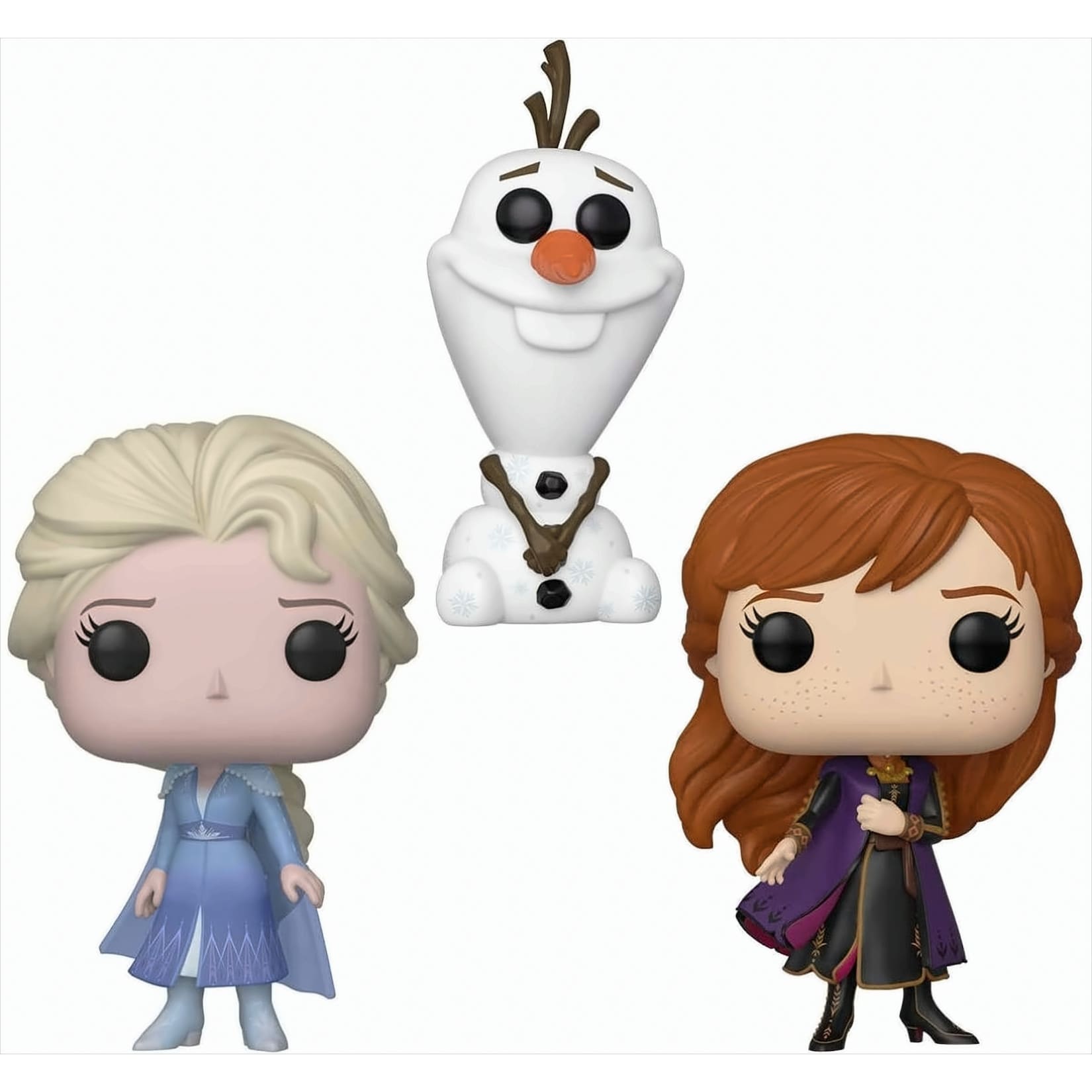POP - Disney Frozen II - Elsa/Olaf/Anna 3-Pack