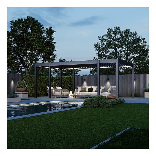 Weide Prestige Pavillon Alu Led 3,6 X 6,57 M