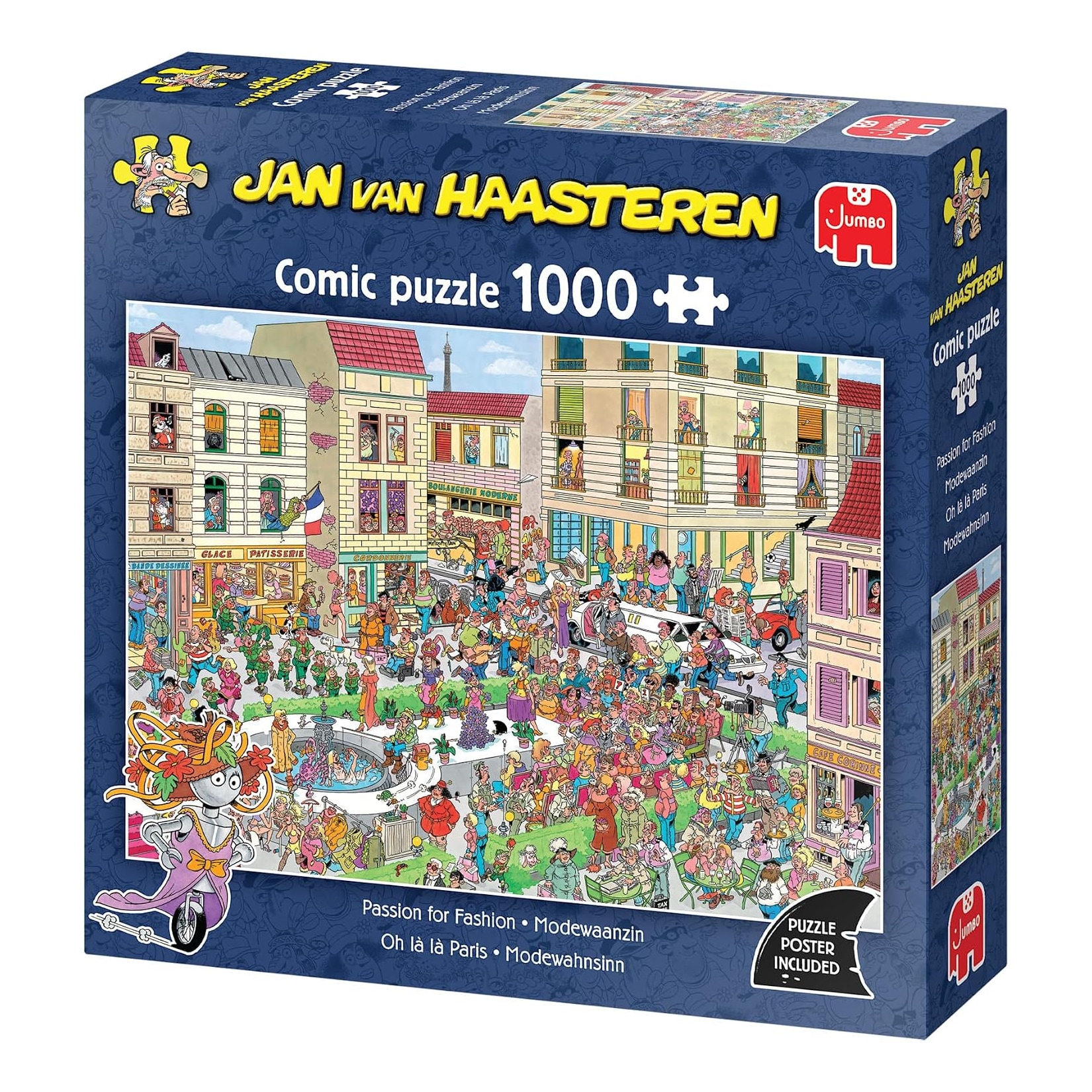 Puzzle: Modewahnsinn (Jan van Haasteren) (1000 Teile)