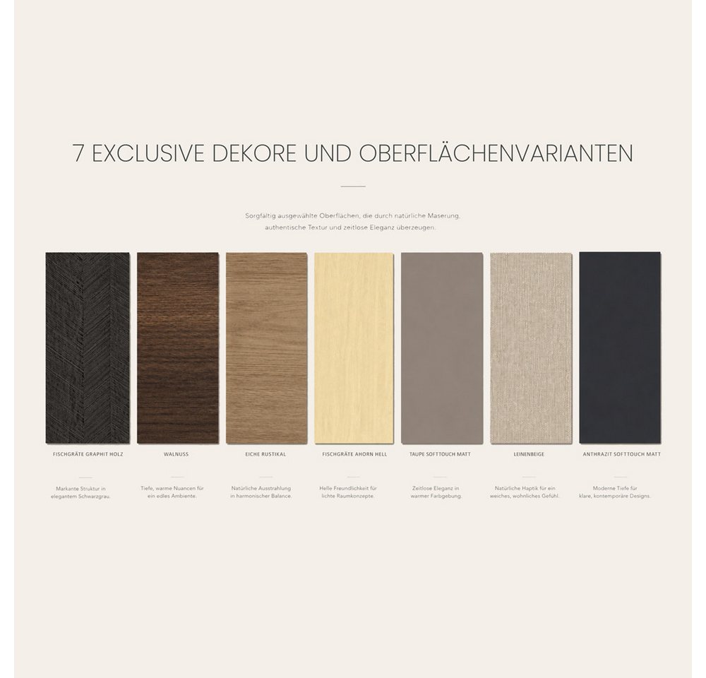 Home Deluxe Wandpaneel VENOM - 4er Set Leinenbeige Bild 4