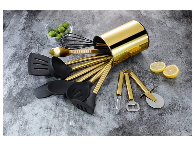 ECHTWERK Küchenhelfer Set 12-teilig gold
