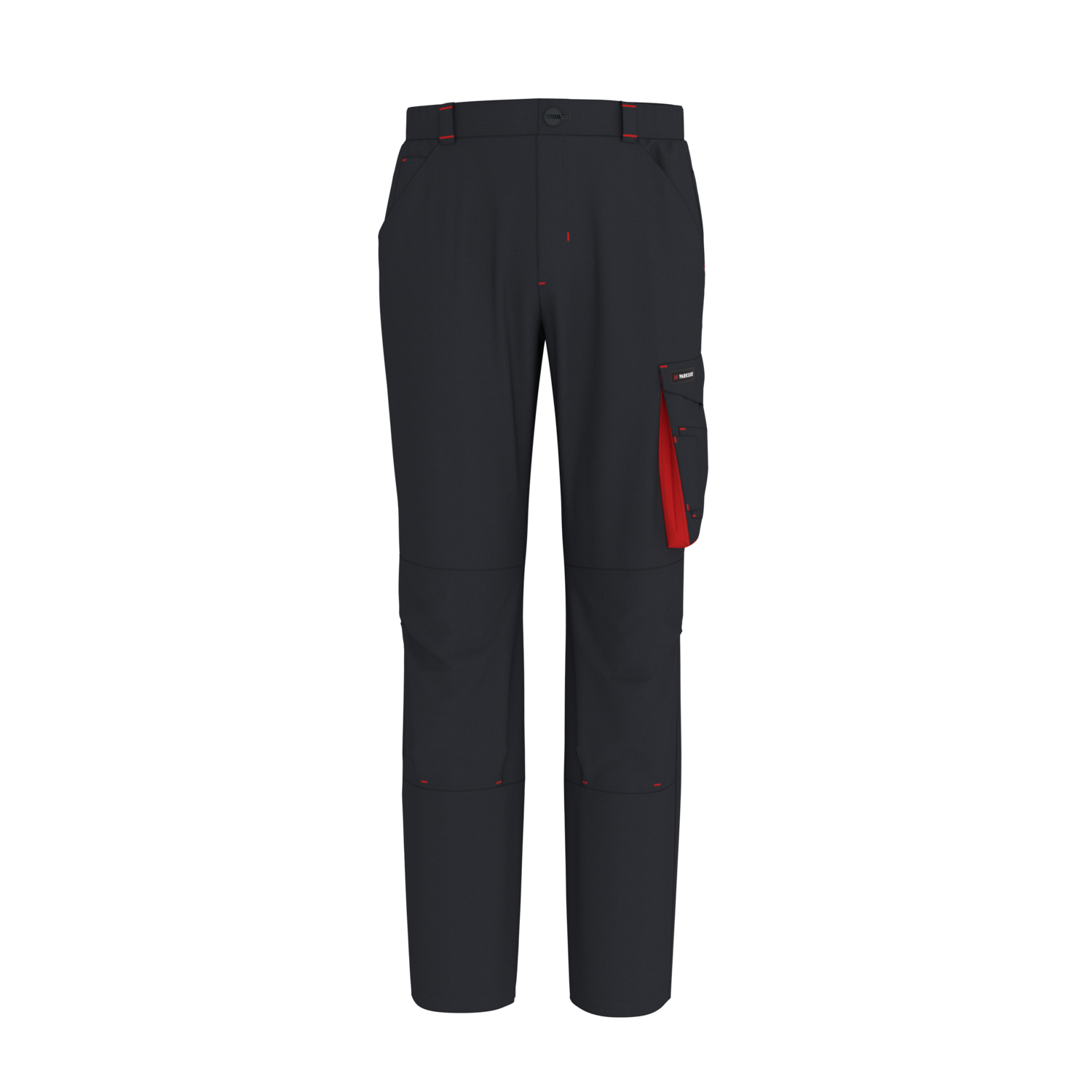 PARKSIDE® Herren Arbeitsbundhose (Rot, 54)