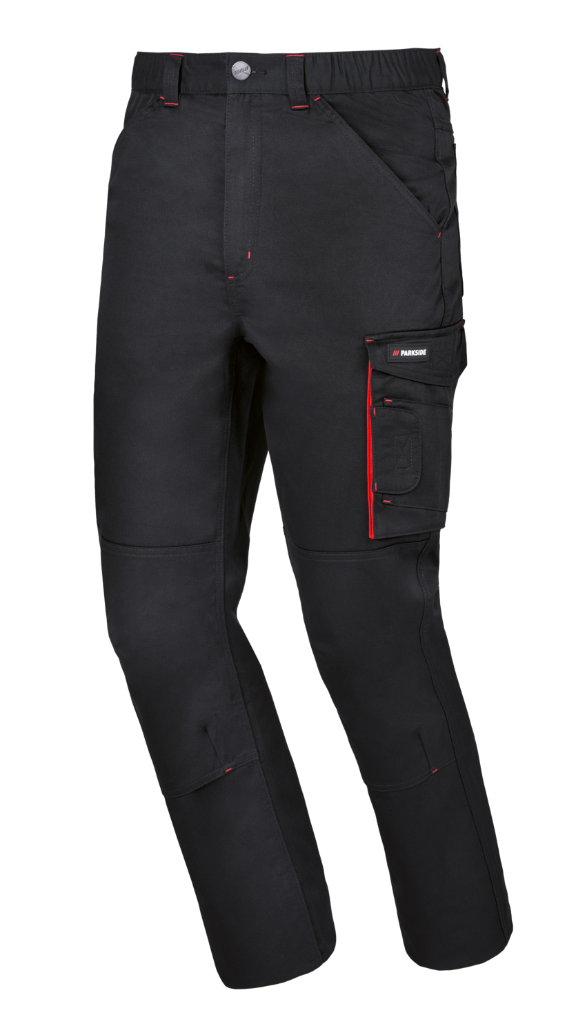 PARKSIDE® Herren Arbeitsbundhose (Rot, 54) Bild 4