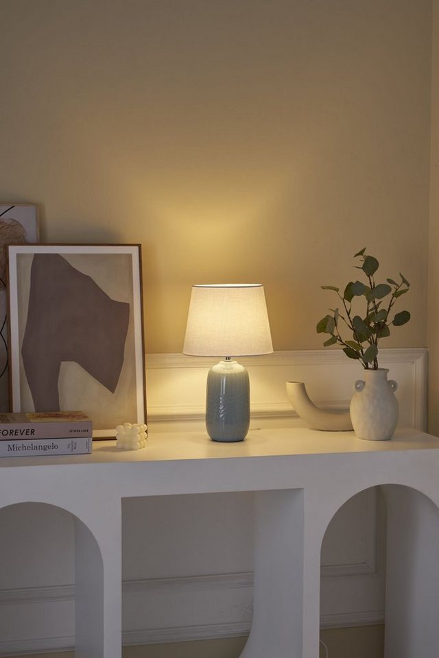 Pauleen Tischleuchte Glowing Hug max20W Blau/Beige 230V Stoff/Keramik, ohne Leuchtmittel, E14 Bild 3