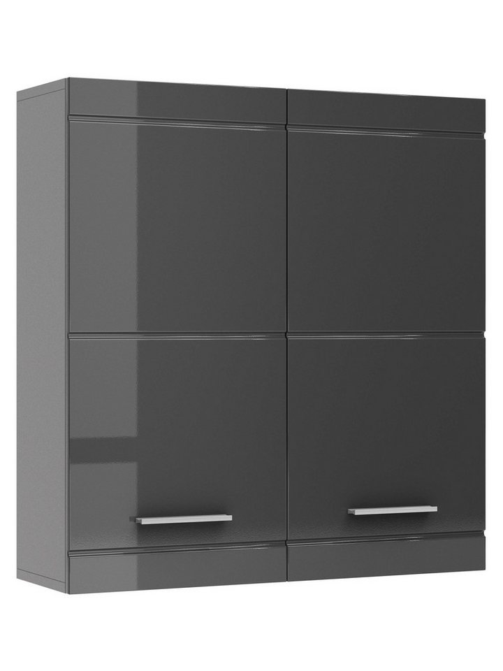 OTTO home Hängeschrank Avena, Badschrank, Badezimmerschrank, Badmöbel Breite 72,8 cm, 2 Türen, minimalistisch, zeitlos, hochglänzend Bild 3