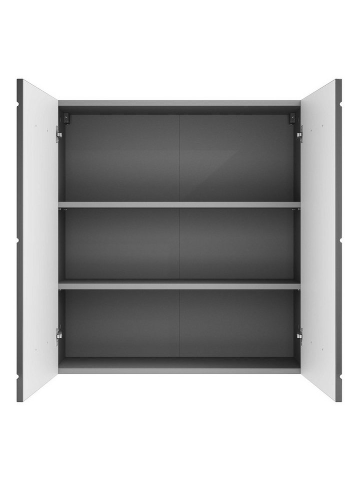 OTTO home Hängeschrank Avena, Badschrank, Badezimmerschrank, Badmöbel Breite 72,8 cm, 2 Türen, minimalistisch, zeitlos, hochglänzend Bild 5