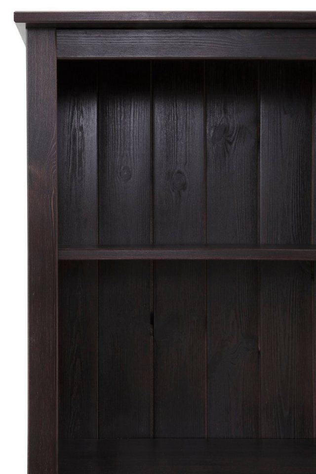 OTTO home Regal Pivo, Bücherregal mit 2 verstellbare Einlegeböden aus Kiefernholz, aus massivem Kiefernholz, 2 Einlegeböden und 3 Fächer, Höhe 106 cm Bild 3